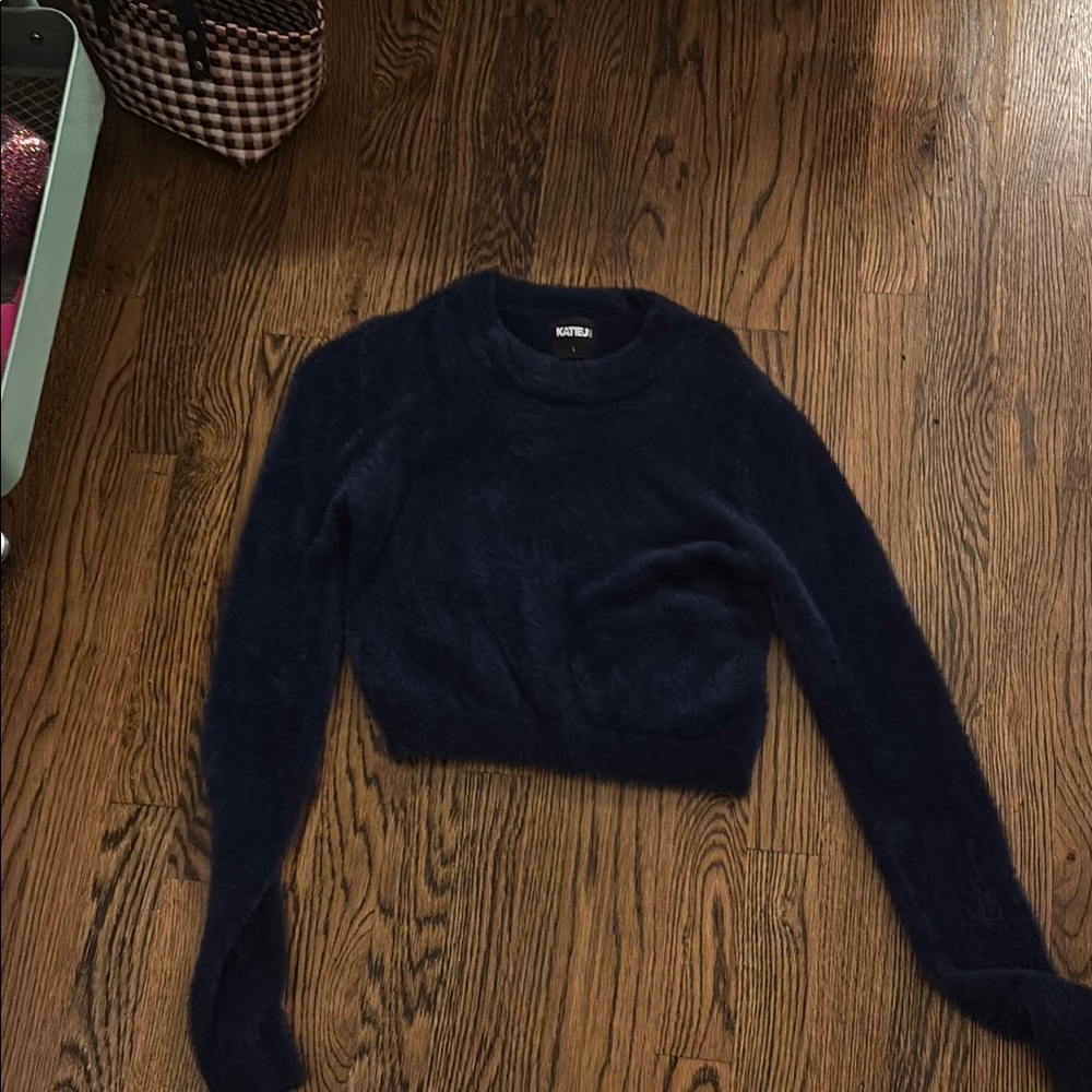 Katie j kids cashmere navy blue size L